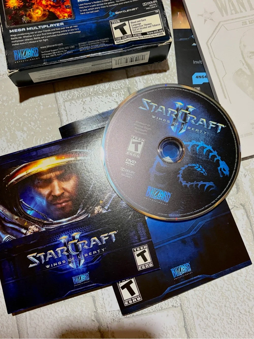 StarCraft II: Wings of Liberty PC Game Blizzard All Original Content and Codes!